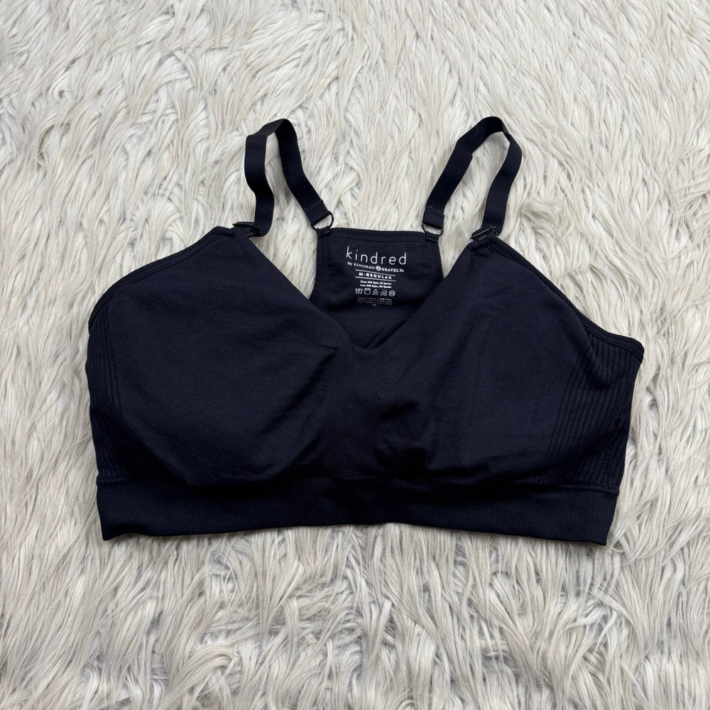 Kindred Braverly Women's M Black Sublime Hands-Free Pumping & Nursing Bra